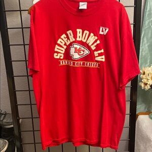 Port & Company Red Super Bowl LV Kansas City Chiefs T-Shirt